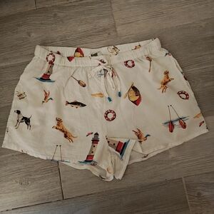 Anthropologie Linen Shorts